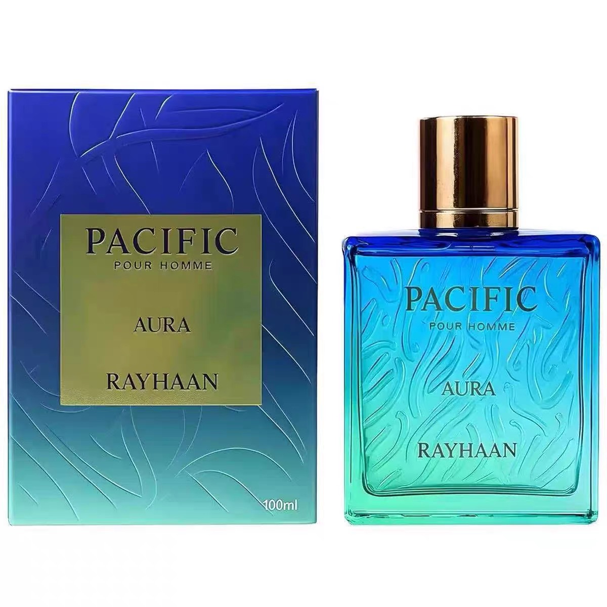Rayhaan Pacific Aura Pour Homm - Perfume Fragrance Blue review and price