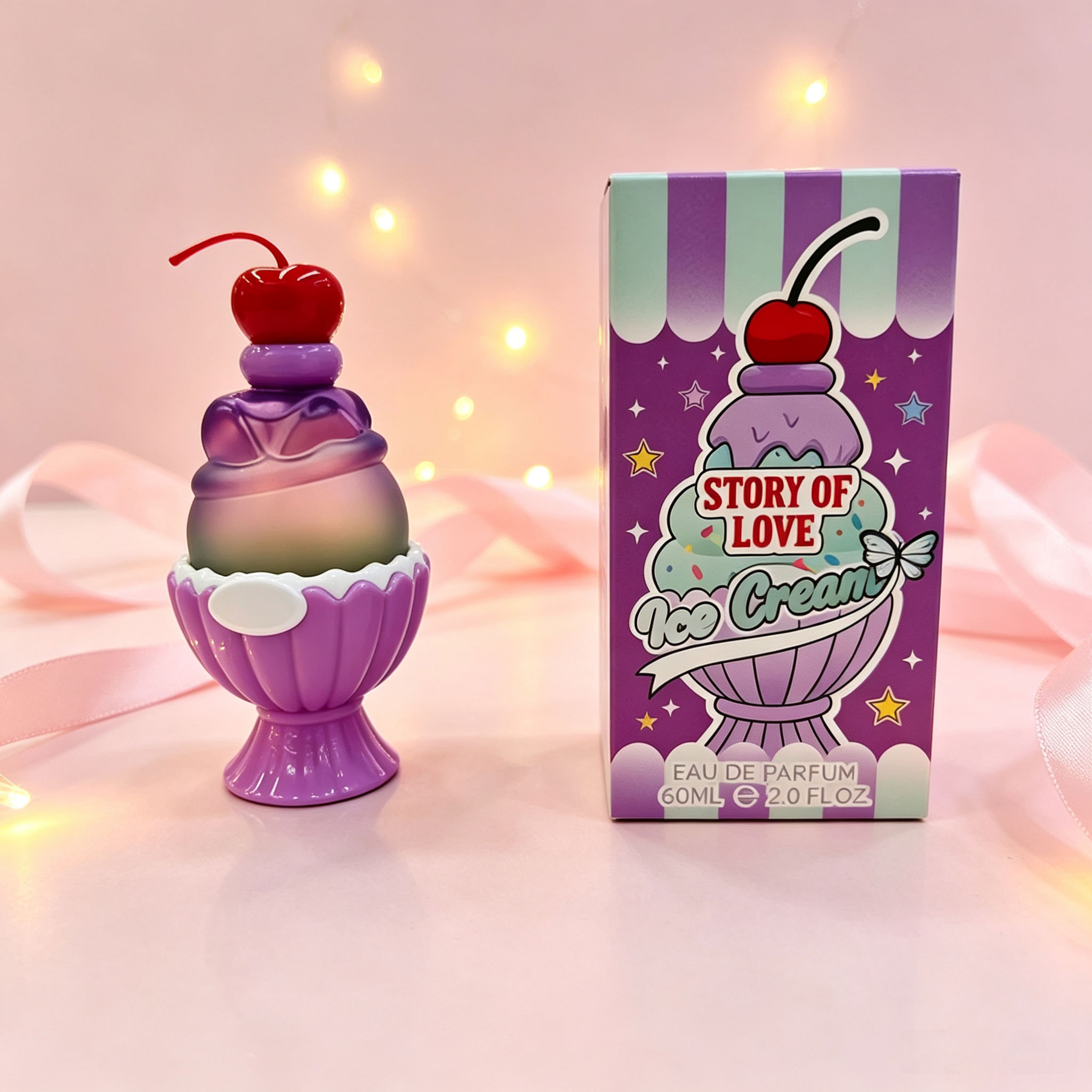 Cute Ice Cream Shaped Eau De P - Perfume Floral Fragrance review and price