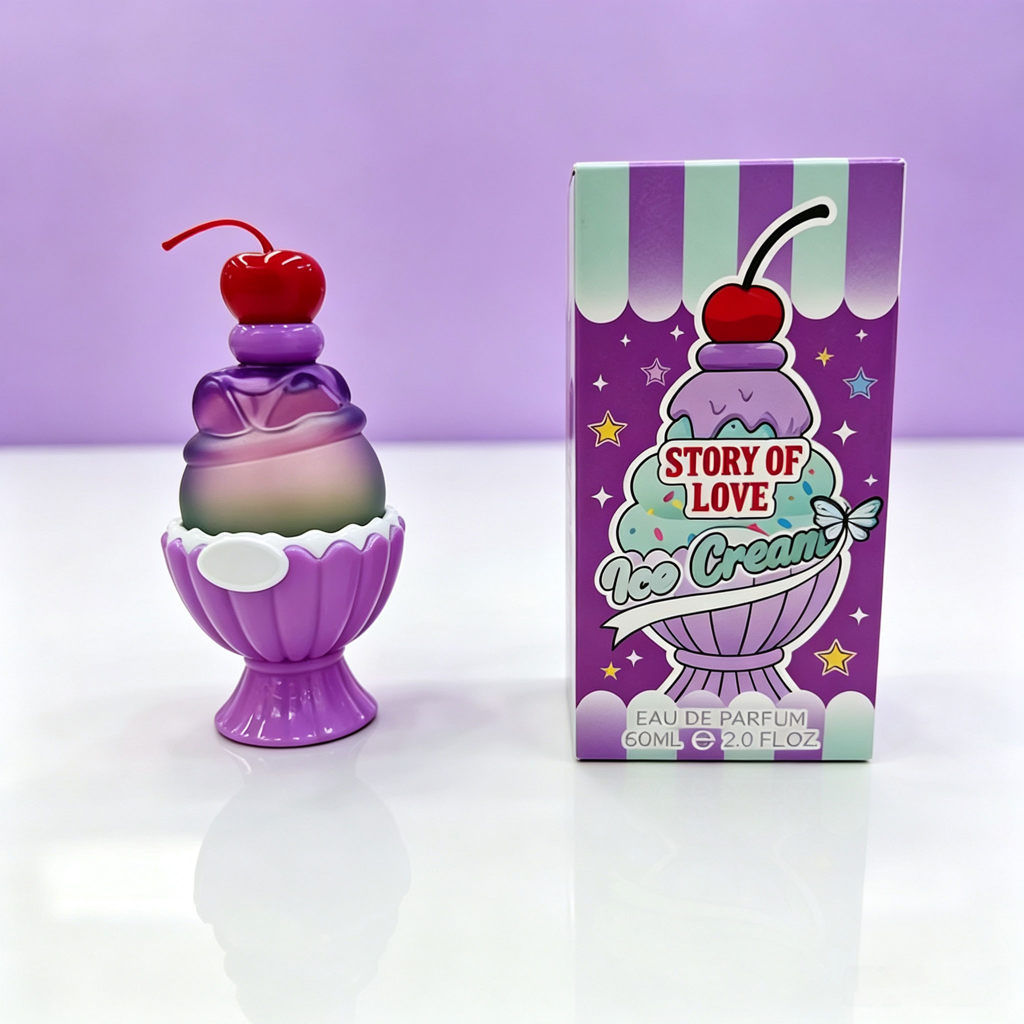Cute Ice Cream Shaped Eau De P - Perfume Floral Fragrance review and price