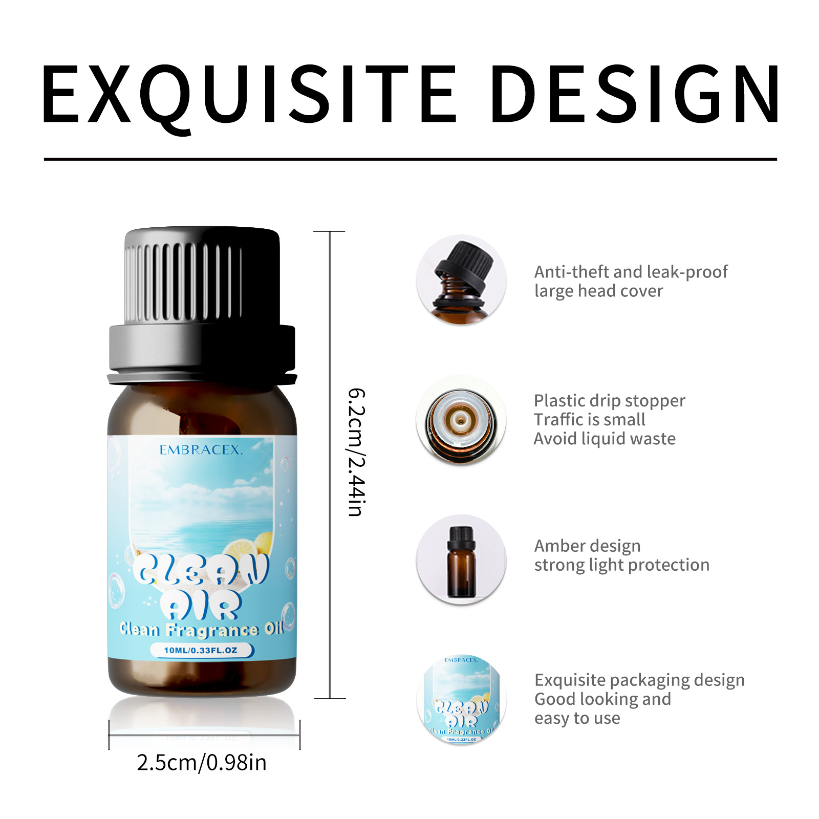 10ml Clean Air Essential Oil L - Perfume Fragrance Oils For Candles review and price
