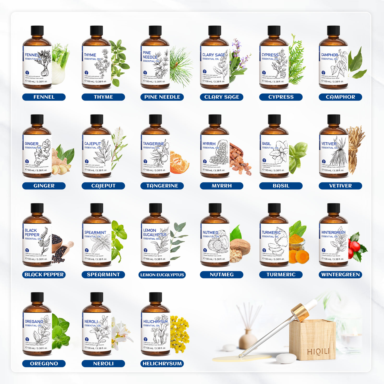 HIQILI 100% Natural,100mL Esse - Perfume Fragrance Oils For Candles review and price